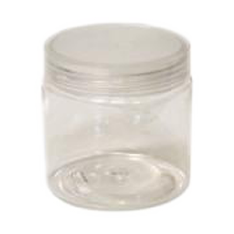 Cre8tion Clear Plastic Jar, 4oz, 26058 